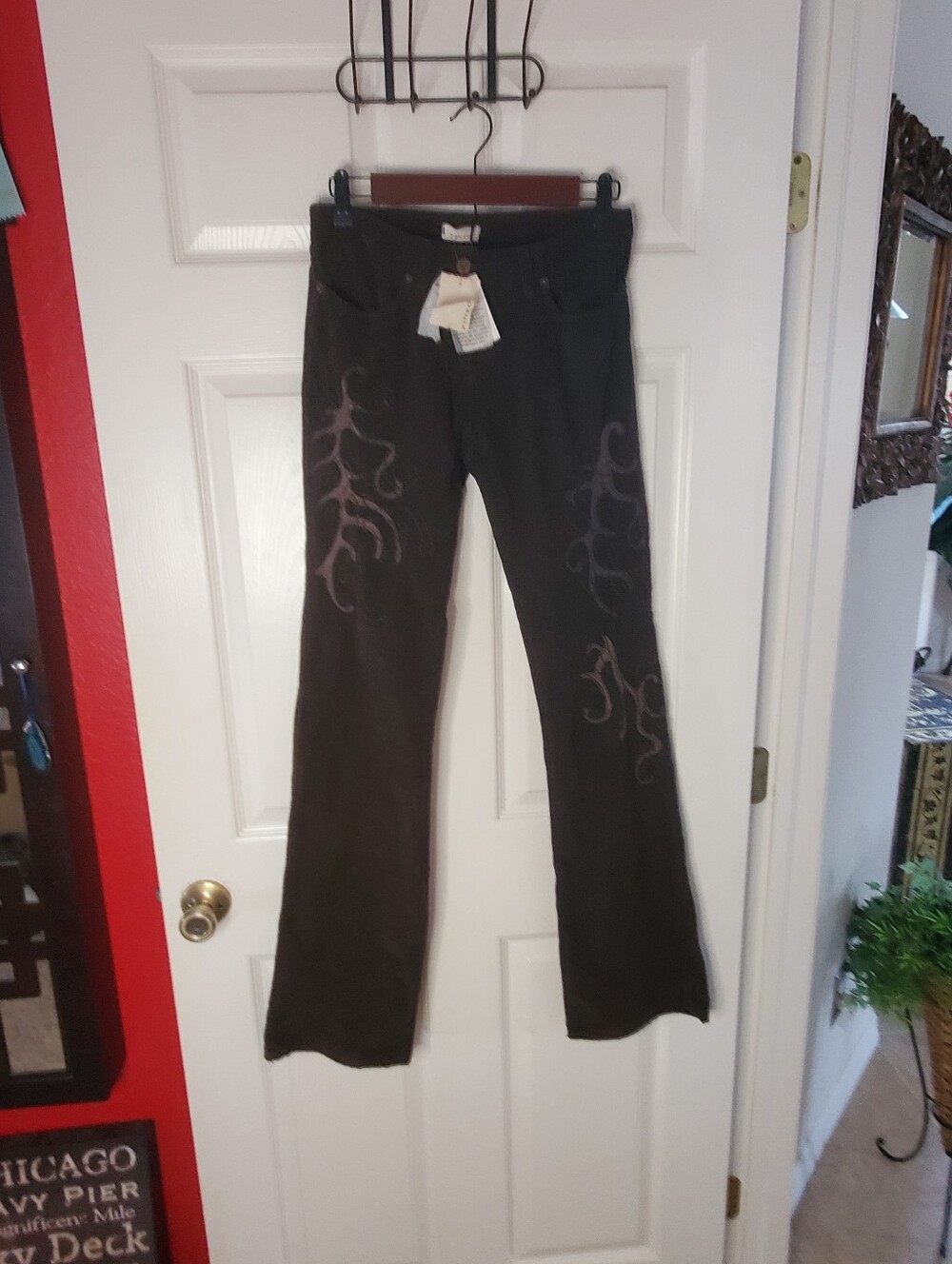 Pinko Brown Corduroy Cerrato Style Pants 40